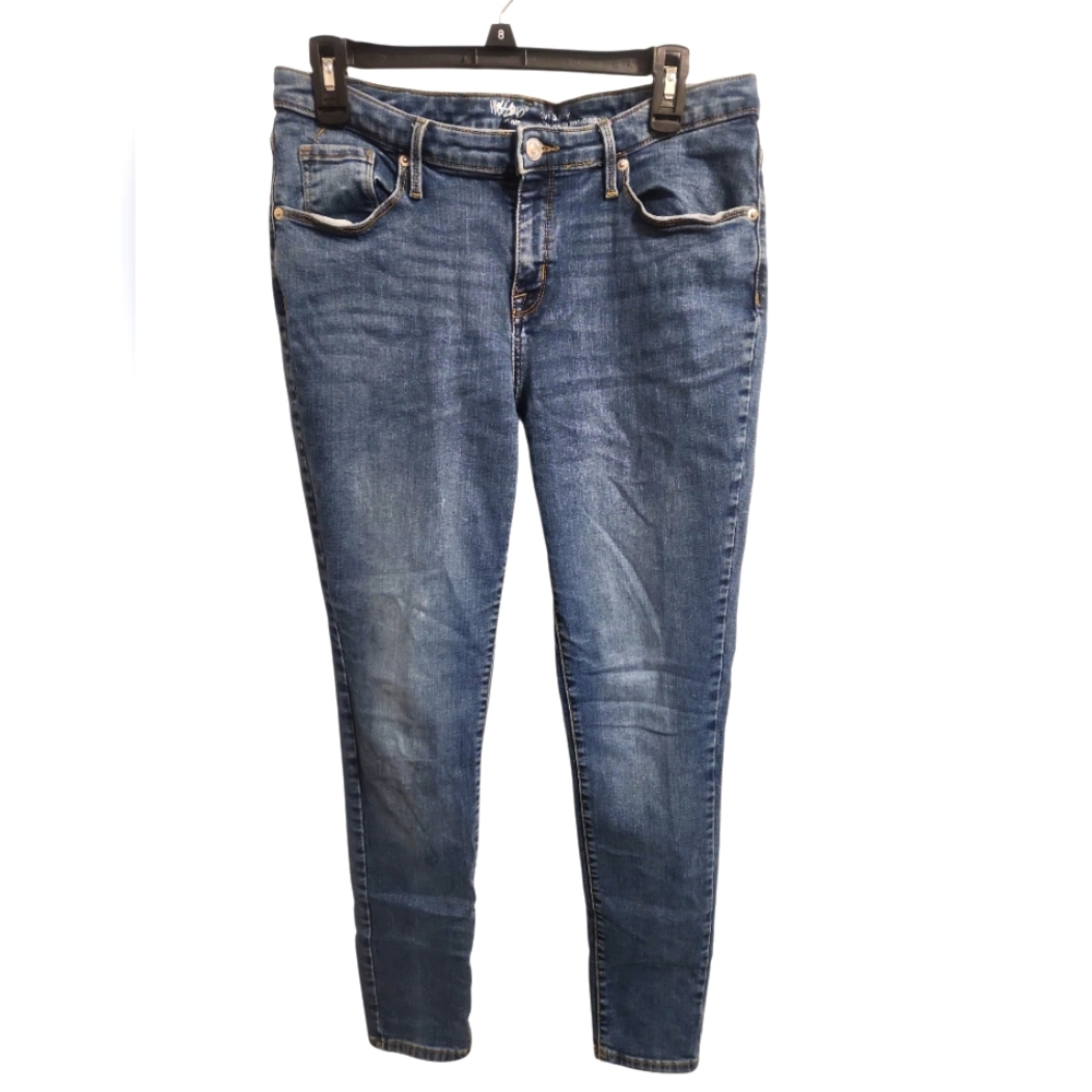 Mossimo Denim Curvy Skinny Blue Jeans